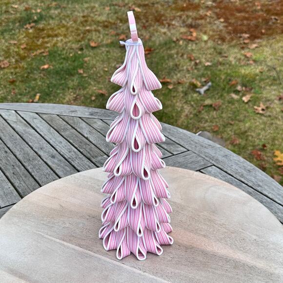 NEW Cupcakes and Cashmere Pink Clay Dough Candy Christmas Tree 14.5” Whimsical - Picture 4 of 9